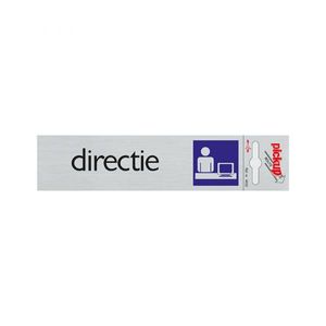 Bord Alulook Directie - 165x44 mm zelfklevend.
