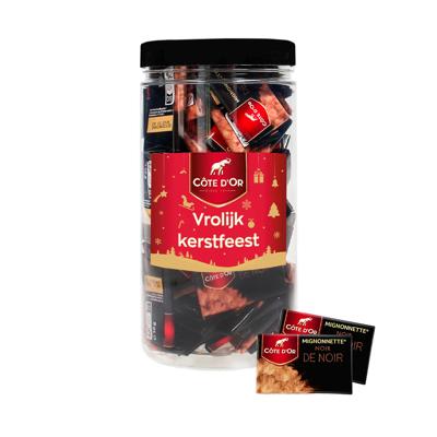 Côte d'Or Mignonnette Noir de Noir "vrolijk kerstfeest" - 750g