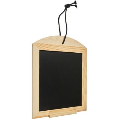 Houten krijtbordje schrijfbord - hout - zwart/bruin - incl. krijt - 24 x 34 cm Houten krijtbordje schrijfbord - hout - zwart/bruin - incl. krijt - 24 x 34 cm