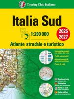 Wegenkaart - landkaart Italy South atlas - atlante stradale Sud 2026/2027 | Touring Club Italiano