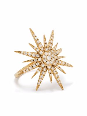 Djula bague Big Sun en or 18ct ornée de diamants
