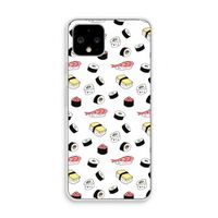 Sushi time: Pixel 4 Transparant Hoesje