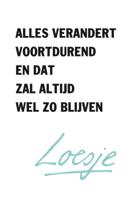 Alles verandert voortdurend en dat zal altijd wel zo blijven (Paperback)
