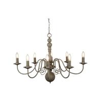 Searchlight Ovale kroonluchterGreythorne - 2268-8GY