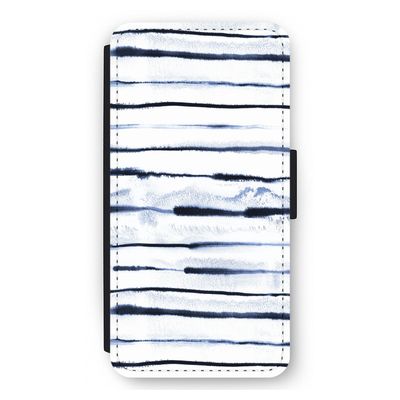 Ink Stripes: iPhone 12 Pro Max Flip Hoesje