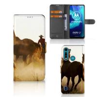 Motorola G8 Power Lite | Telefoonhoesje | Met pasjeshouder | Design Cowboy
