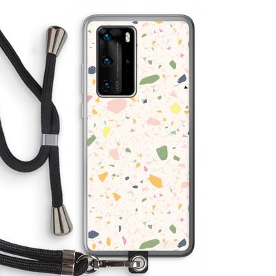 Terrazzo N°21: Huawei P40 Pro Transparant Hoesje met koord