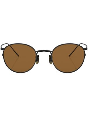 Oliver Peoples lunettes de soleil G. Ponti-4 à monture ronde - Noir