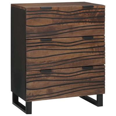 Dressoir met lade Bruin 60 x 33.5 x 75 cm Massief mangohout
