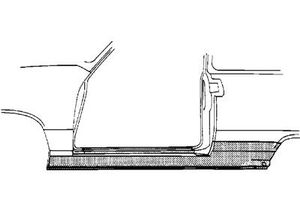 Plaatwerkdeel Dorpel 3d L 5824101