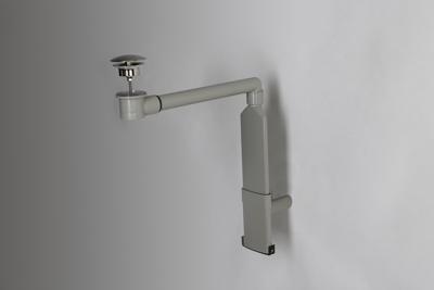 Forzalaqua Ruimtebesparend Sifon Incl. Plug Uni Push To Open Geborsteld RVS