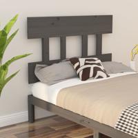 Hoofdbord 103,5x3x81 cm massief grenenhout grijs