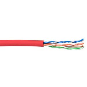 ACT EP550H CAT5E U/UTP Patchkabel Soepel Rood - 100 meter