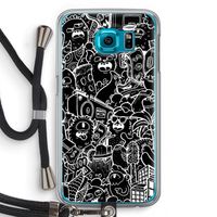 Vexx Black City : Samsung Galaxy S6 Transparant Hoesje met koord