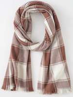 Casual Checkered Pattern Scarves Sweaters Coats Coats Everyday Commuting Accessories - thumbnail