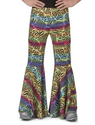 Neon Hippie Broek Met Dierenprint Man