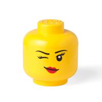 Lego - Opbergbox Hoofd Winky Groot - Polypropyleen - Geel - thumbnail