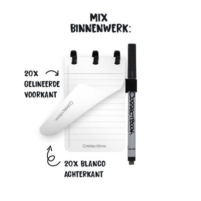 Correctbook Original Pocket Botanical Beauty - Uitwisbaar / Herschrijfbaar Notitieboek
