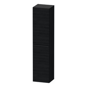 Hoge Kast Duravit D-Neo Kolomkast Wand 176 cm Rechtsdraaiend Mat Eiken Zwart