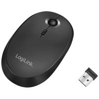 LogiLink ID0204 Muis Bluetooth, Radiografisch Optisch Zwart 1600 dpi Oplaadbaar LogiLink ID0204 Muis Bluetooth, Radiografisch Optisch Zwart 1600 dpi Oplaadbaar