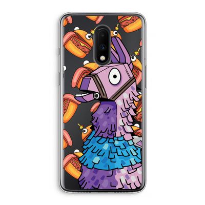 Loot Burger: OnePlus 7 Transparant Hoesje