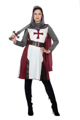 Templer Knight Kostuum Dames
