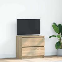 Tv-meubel 60x35x54 cm bewerkt hout sonoma eikenkleurig