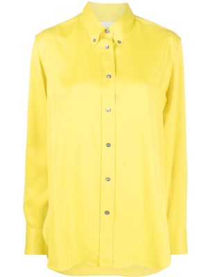 Studio Nicholson chemise Bissett à boutonnière - Jaune