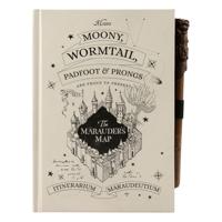Harry Potter Premium Notebook A5 with Light Marauder's Map