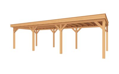 YARD Outdoor SUBLIME Buitenverblijf Plat dak - 900x350 cm- Plat dak- - YARD Outdoor