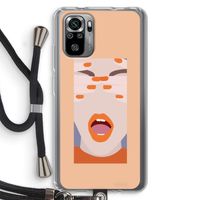 Surprise: Xiaomi Redmi Note 10S Transparant Hoesje met koord