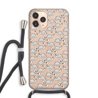 Zwanen: iPhone 11 Pro Transparant Hoesje met koord