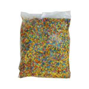 Confetti snippers van papier - multi kleuren - 1 kilo zak - feestartikelen