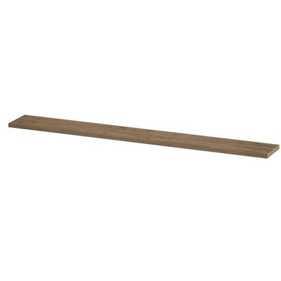 INK 35d wandplank - 275x35x3.5cm - voorzijde afgekant - tbv nis - MFC Naturel eiken 1258830
