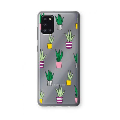 Sanseveria: Samsung Galaxy A31 Transparant Hoesje