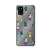 Sanseveria: Samsung Galaxy A31 Transparant Hoesje Sanseveria: Samsung Galaxy A31 Transparant Hoesje