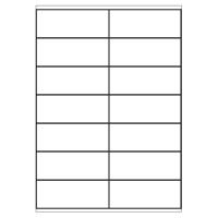 A4 etiketten 105 x 41 mm wit 100 vel huismerk