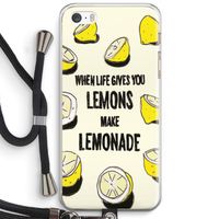 Lemonade: iPhone 5 / 5S / SE Transparant Hoesje met koord