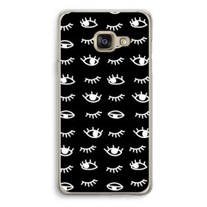 Eye pattern #3: Samsung A3 (2017) Transparant Hoesje