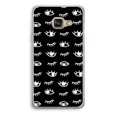Eye pattern #3: Samsung A3 (2017) Transparant Hoesje