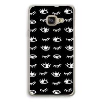Eye pattern #3: Samsung A3 (2017) Transparant Hoesje