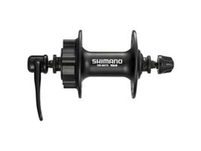 Shimano Voornaaf fh-m475 - 36 gaats - 6 bouts met remschijfbevestiging - zwart