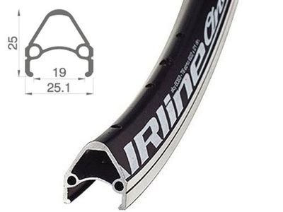 Velg 28 inch 622 primax e srx zwart 36 geslepen zijkant