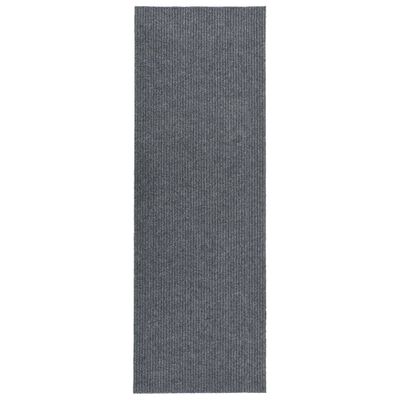 VidaXL Droogloopmat 100x350 cm grijs
