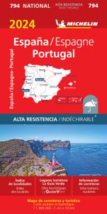 Wegenkaart - landkaart 794 Spanje Portugal 2024 | Michelin