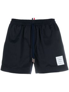 Thom Browne short à détails rayés - Bleu