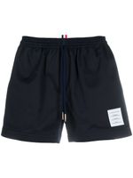 Thom Browne short à détails rayés - Bleu - thumbnail