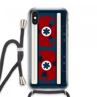 Here's your tape: iPhone XS Max Transparant Hoesje met koord
