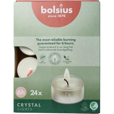 Bolsius Crystal Lights 6 uur doos