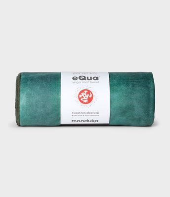 Manduka eQua Yogamat Handdoek - Camo Green TD
